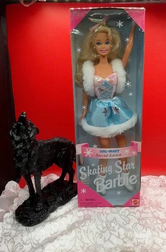 1995 Mattel Skating Star Barbie Wal-Mart Special Edition New in Box