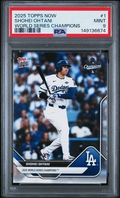 2025 Topps Now World Series Championship Set - Shohei Ohtani #WS-1 