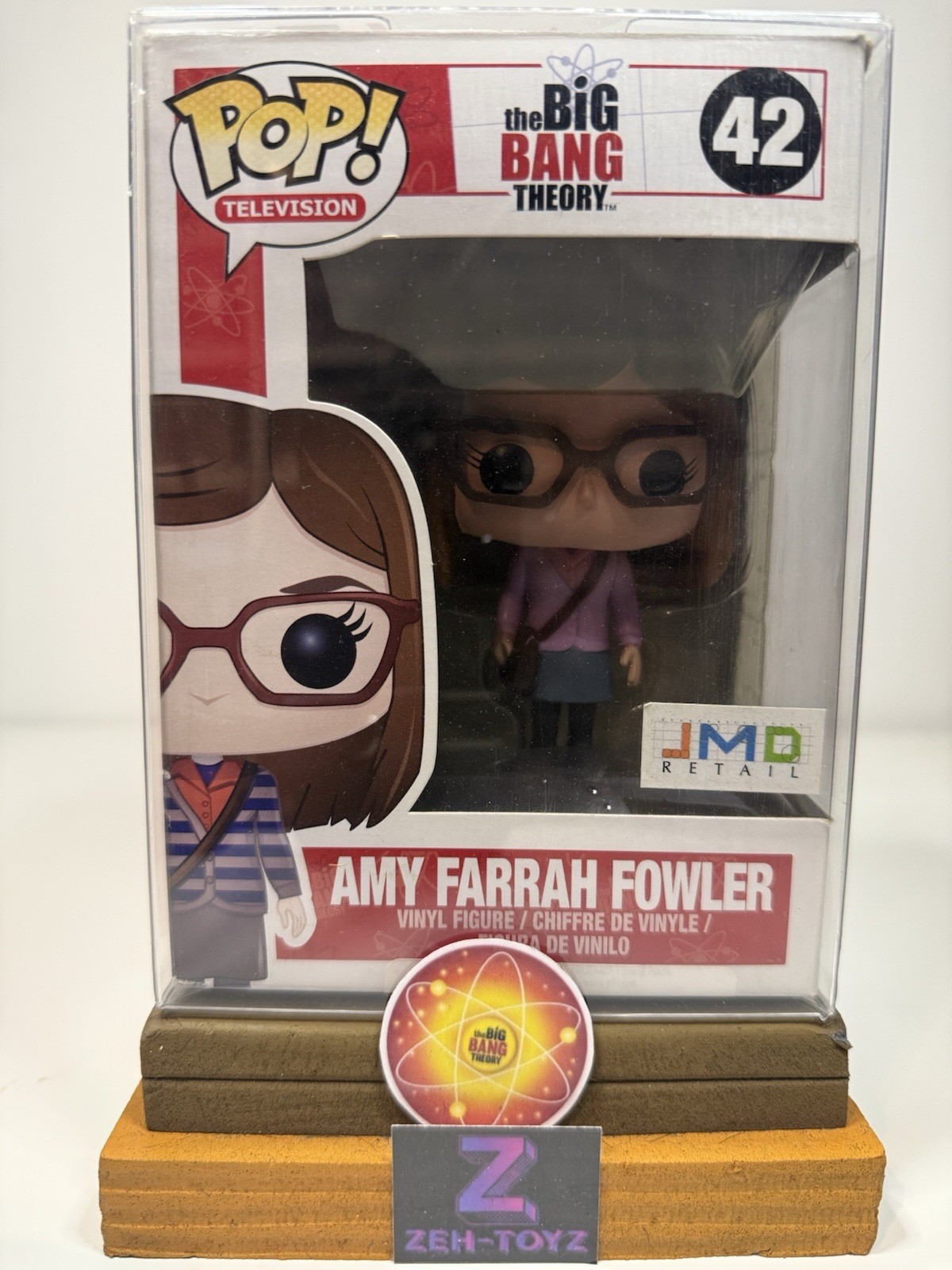 Funko Pop! Televisión The Big Bang Theory Amy Farrah Fowler #42 Exclusiva de JMD