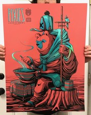 Pixies Rogers 2018 by Mike Fudge SIGNED Ltd Edition x/25 Screen Print Poster Art