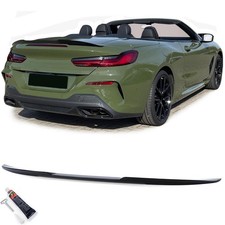 Heckspoiler Lippe Sport Schwarz Glanz mit ABE f�r BMW 8er G14 Cabrio ab 2018