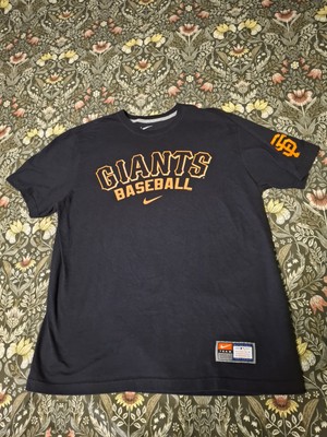 Y2K Nike Team MLB Genuine Merchandise San Francisco Giants Black Shirt Adult XL