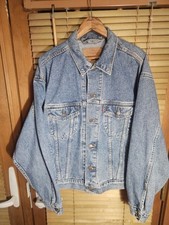 Vintage Levis Levi's Denim Jacket Red Tab 70507 4890 Made In USA Men's Medium