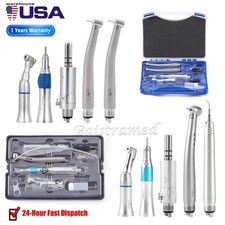 Dental high low speed handpiece air scaler kit Air motor Straight Contra angle