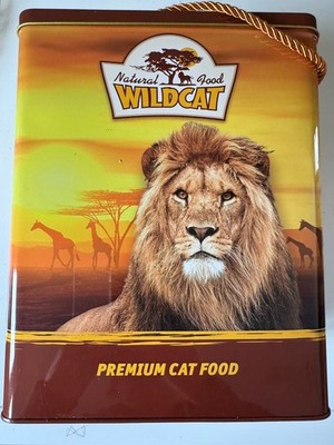 Wildcat Futterdose aus Metal, 3kg Fassungsvermögen, Neu