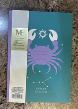 NEW Modern Expressions Horoscope BDay Zodiac Cancer Journal Notebook Celestial