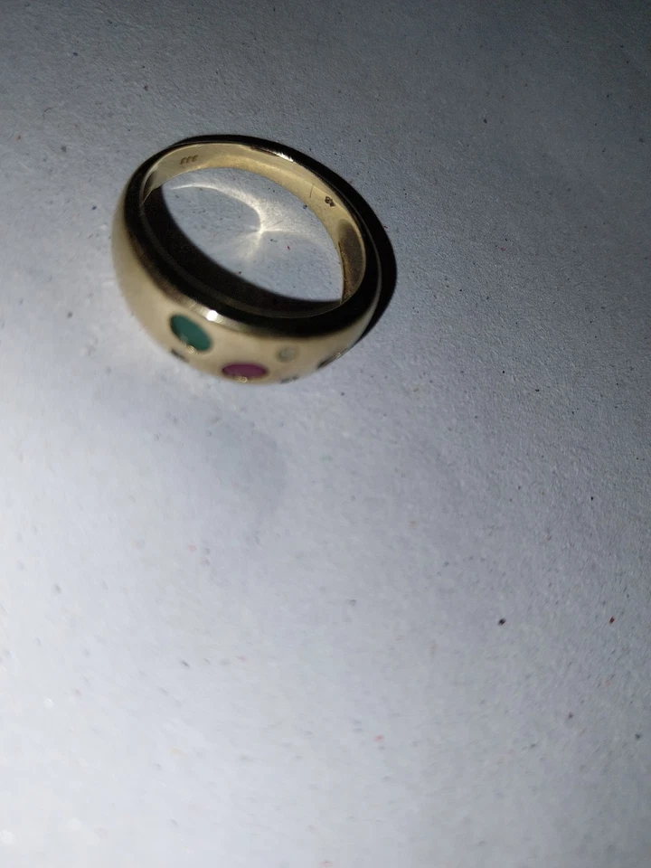 Damenring 333 Gold Gestempelt - Bild 2 von 4