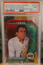 2024 Topps Star Wars Cromo Rescatando al Canvergüenza Dathomir Rojo Ref/5 PSA 9