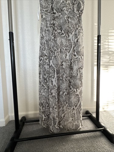Calvin Klein Women's Snake Print Sleeveless Maxi Dress Size 12 - Picture 6 of 7