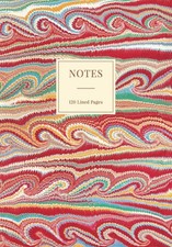 Marble Paper Notebook: A5 Lined Journal Notebook  120 Pages