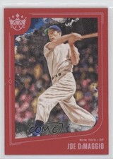 2019 Panini Diamond Kings Red Framed Joe DiMaggio #19 HOF 0q3