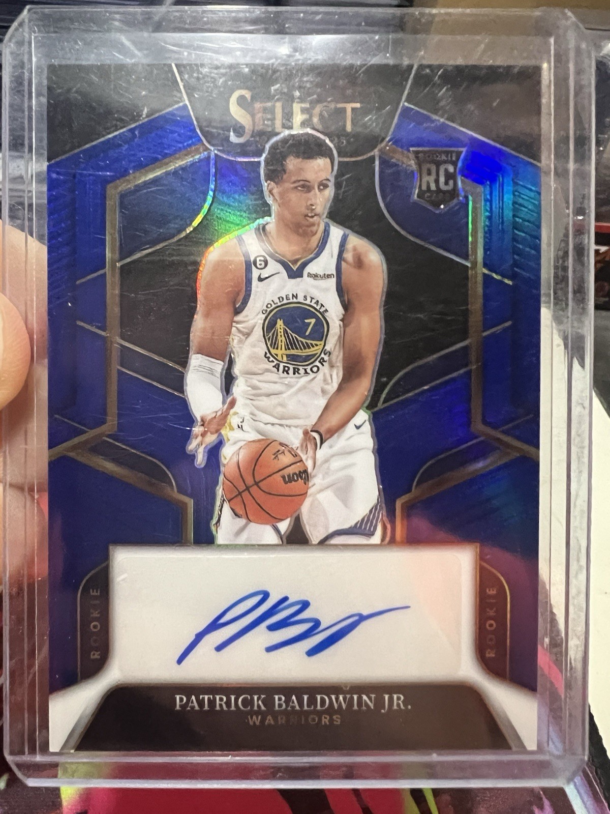 2022-23 Panini Select Patrick Baldwin Jr. Rookie Signatures 4/49 Blue #RS-PBW