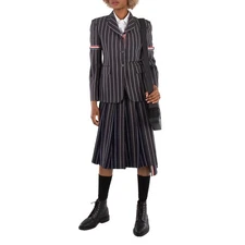 Thom Browne Wool Backtab Striped Armband Sport Coat, Brand Size 38 (US Size 2)