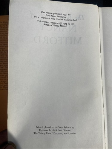 The Best Novels Of Nancy Mitford 1974 Hardback 4 Books In 1 - Picture 2 of 5