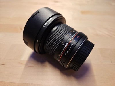 Objektiv Samyang 8mm F3.5 UMC Fish-Eye DS II f. Canon, OVP