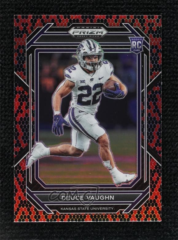 2023 Panini Prizm Draft Picks Snakeskin Prizm Deuce Vaughn #126 0vp1