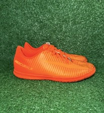 Nike Zoom Mercurial X Soccer Shoe Cleat Sneaker Bright Orange Kids Youth Size 6Y