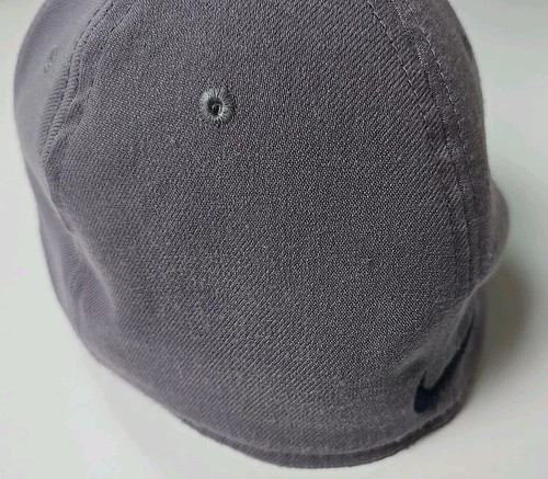 Atlanta Braves Nike Cap Hat One Size Legacy9I Dri Fit Gray/Red Genuine Merch - Picture 20 of 22
