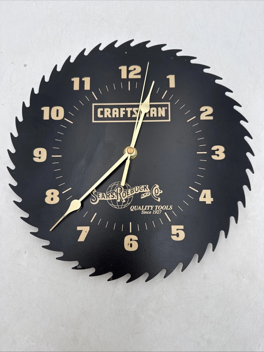 sears saw blade clock シアーズ　クロック　掛時計 Craftsman Saw Blade Clock for sale | eBay