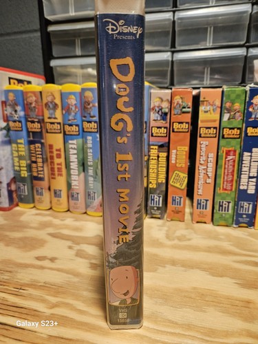 Disney’s Doug's 1st Movie VHS Doug, Skeeter, Patti, Porkchop, Buena Vista, Jumbo - Picture 3 of 4