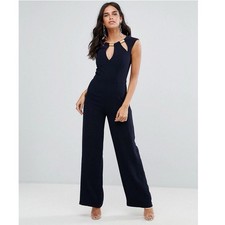 Image of Forever Unique Navy Jumpsuit size 8