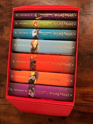 Harry Potter The Complete Collection Red Case Hardback Book