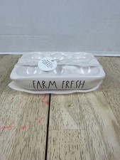 Brand New RAE DUNN Farm Fresh 6 Count Each Eg...