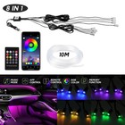 10M LED Auto Innenraumbeleuchtung Ambientebeleuchtung RGB APP USB Für Mercedes