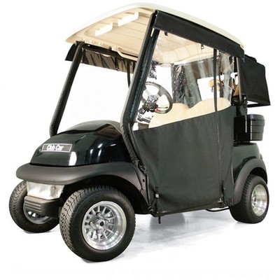 2 Passenger Track Style Soft Enclosure Club Car Precedent Onward Tempo Black
