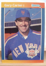 1989 Donruss All Stars National League MLB Card #41 Gary Carter, New York Mets