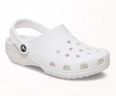 Crocs Unisex Classic Crocs With Tags  ️ Color White - Size C11 ( Child 11)