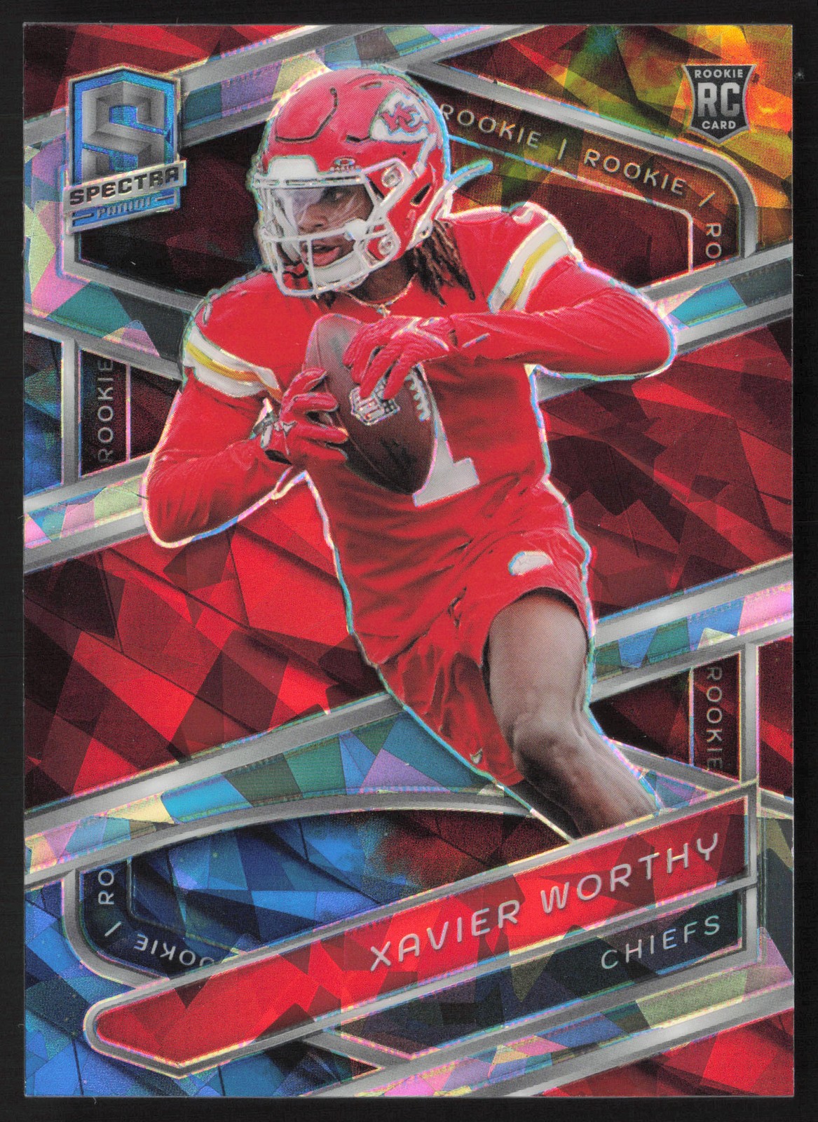 Xavier Worthy 2024 Panini Spectra Astral #117 /40