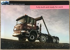 SCANIA HOOKLOADER Commercial Vehicle Brochure #SL5451130 Undated
