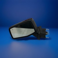 2019-2025 GMC SIERRA 1500 LEFT HAND DRIVER DOOR MIRROR BLACK W/BLINDSPOT LH OEM