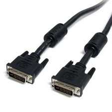 StarTech 10 ft DVI-I Dual Link Digital Analog Monitor Cable M/M DVIIDMM10 