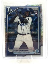 2024 Bowman Chrome Junior Caminero Rookie Mojo Refractor #20 Tampa Bay Rays ⭐️