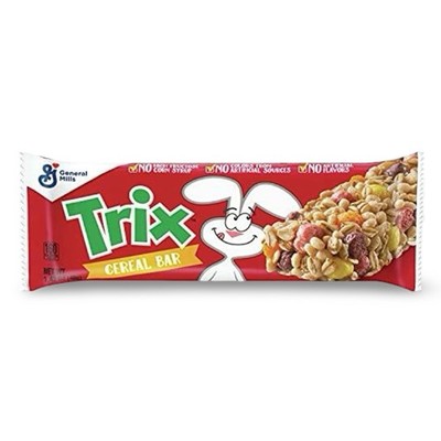 Trix Cereal Bars   Fruity Crunch, 1.42 oz Bars, 12 Count