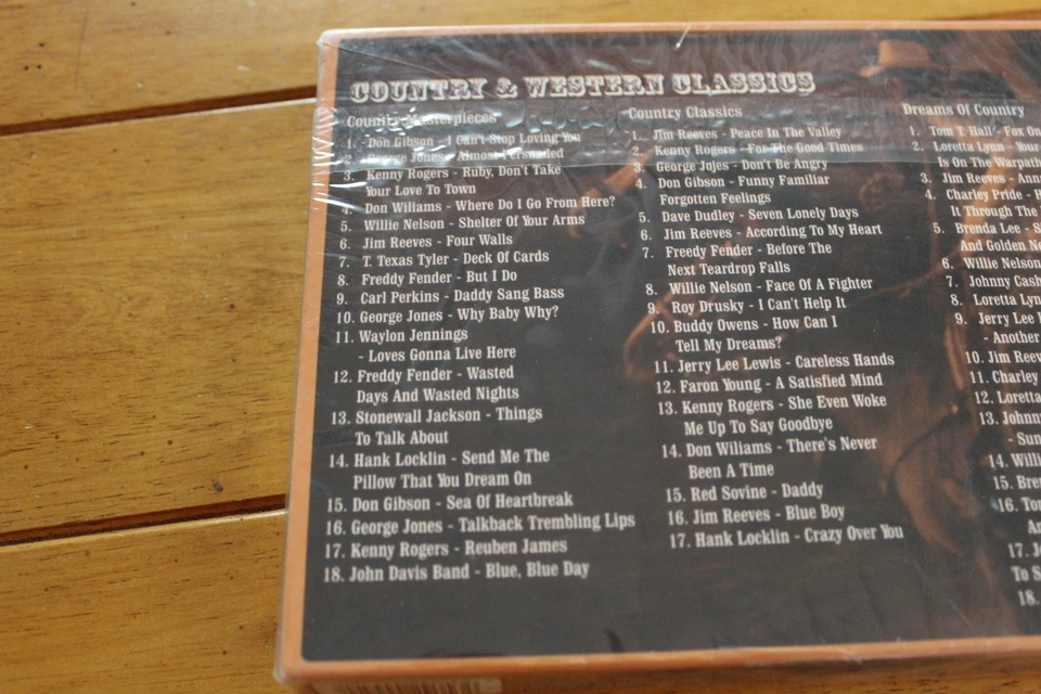 Country & Western Classics 4 CD Box Set Country Music Roy Rogers Johnny Cash Hit Foto 2 de 4