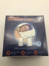 Nogenix Snorecare tubes anti snoring system Set of 4 Inside 1 Box