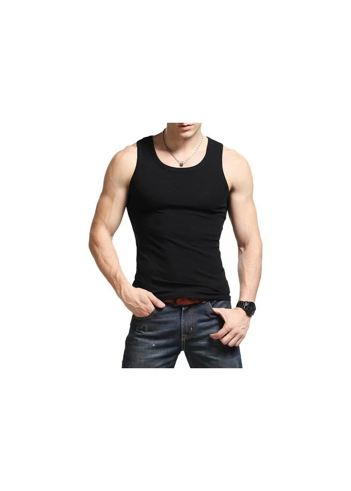 G.T.I. , Lot de 3 débardeurs homme 100% coton ,Marcel homme, maillot de corps - Photo 3/4