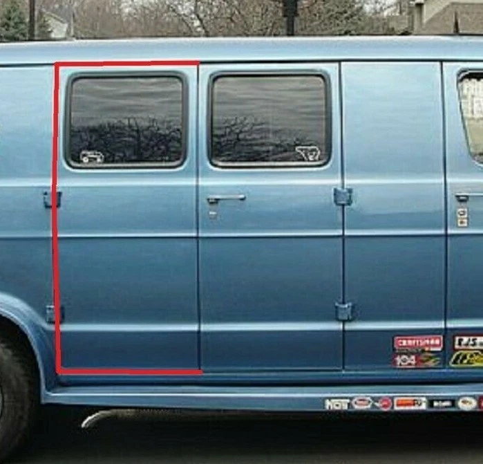 1971-1977 Dodge, Plymouth B & PB 100 200 300 van new rear side cargo door seal - Image 2 of 3