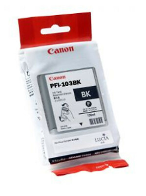 Original Tinte Canon iPF5100 iPF6100 iPF6200 / PFI-103BK Black INK Cartridge