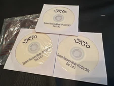 Sony Vaio VPCCW13FX System Recovery Disc Set of three discs