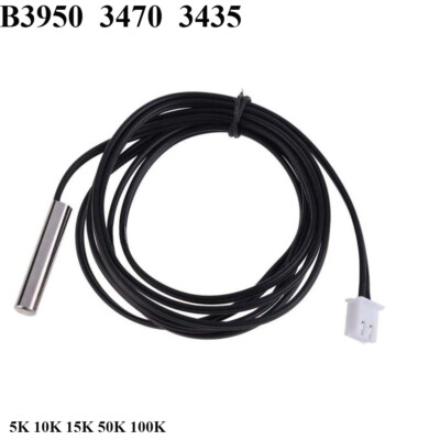 NTC Thermistor Temperature Sensor Waterproof Probe 5/10K/15K/100K 3435 3470 3950