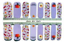 More Candy Please! Halloween Nail Polish Strips / Nail Wraps / Nail Stickers