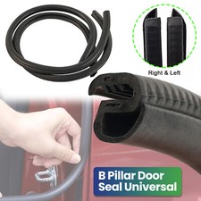 2pcs 80cm Rubber Seal B Pillar Door Edge Trim Car Sealing Strips Moulding