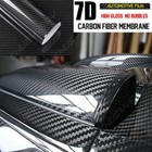 BLACK Car Accessories CARBON FIBER Self Adhesive Vinyl Sticker Wrap Hood Roof