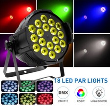 4Pcs 270W RGBW 18LED Par Lighting Effect Stage Light DMX512 DJ Disco Club Party