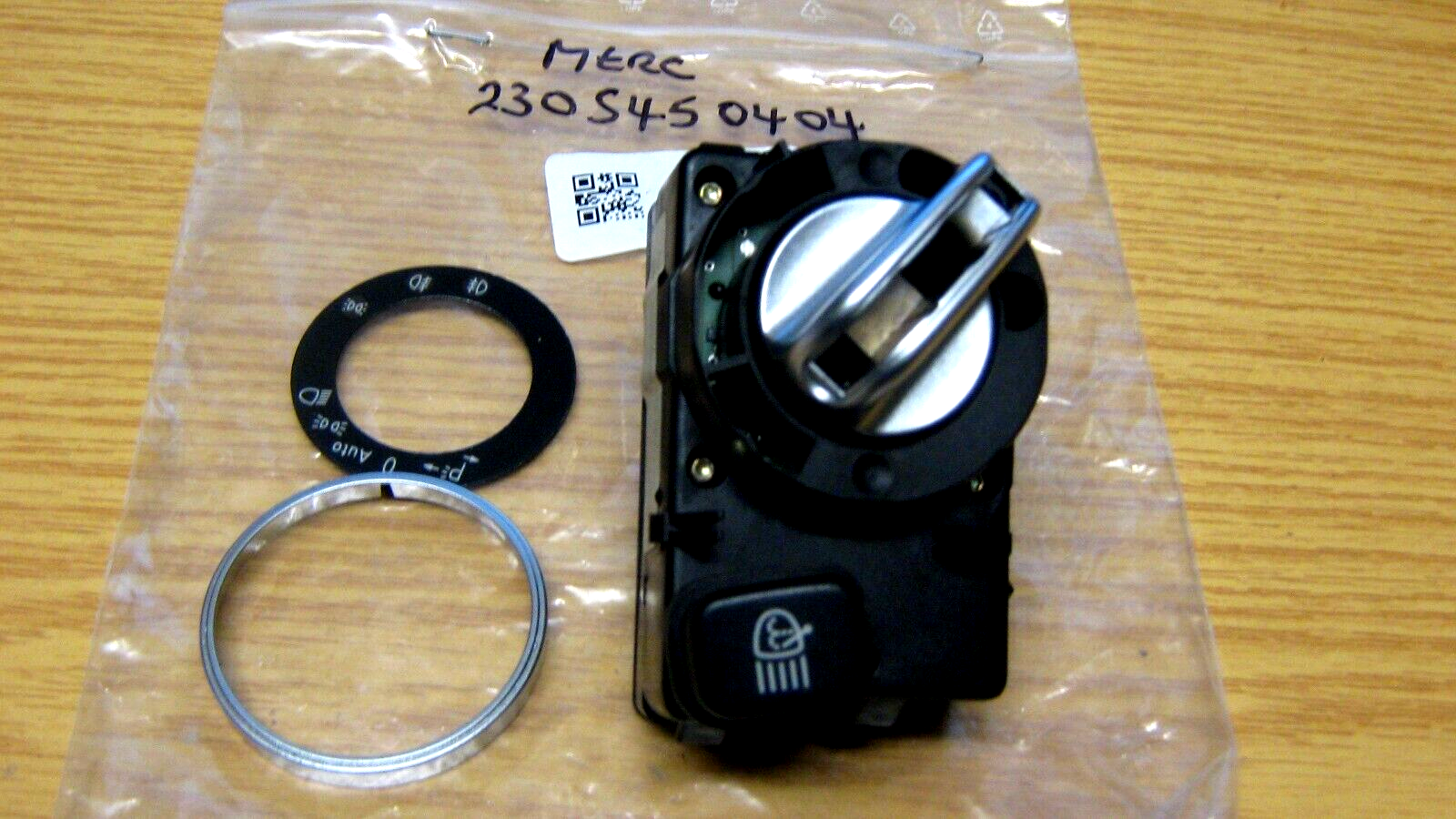 MERCEDES R230 SL Headlight Control Switch 2305450404 A2305450404 