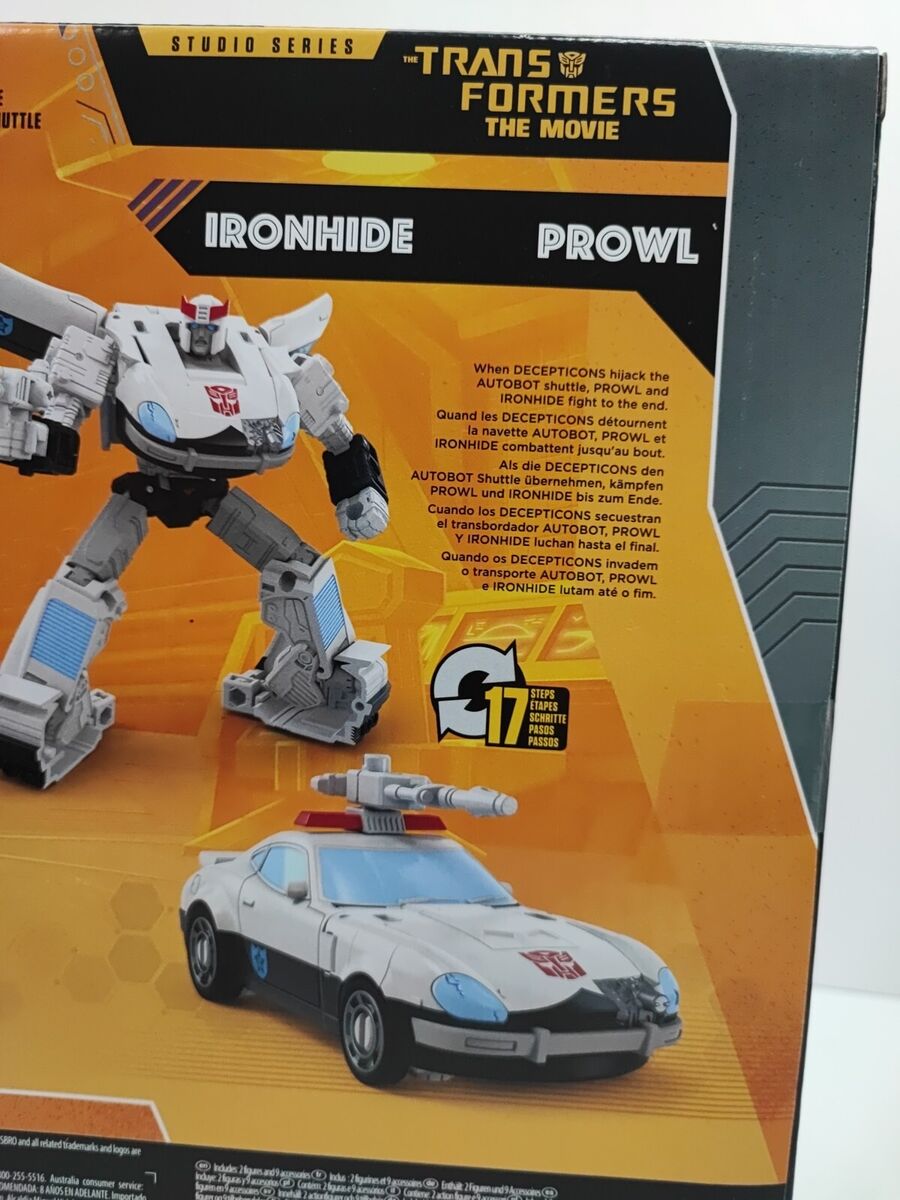 Transformers The Movie Studio Series Ironhide Prowl Buzzworthy Bumblebee  New 8+